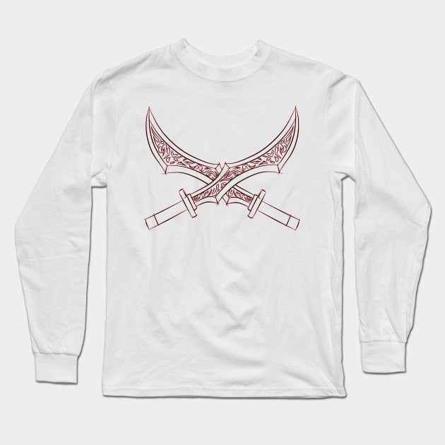 Katarina Blades Long Sleeve T-Shirt by DeLyss-Iouz